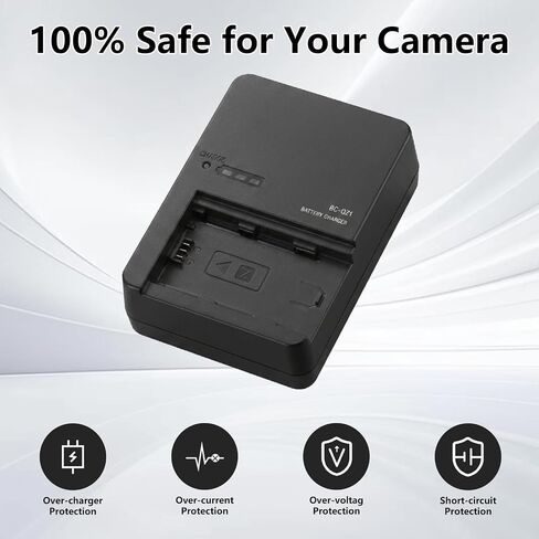 BC-QZ1 Battery Charger for Sony NP-FZ100 Battery Compatible with Sony z-Series ZV-E1 FX3 FX30 A1 A6600 A6700 A7C A7C II A7CR A7S A7S III A7 III A7R III A7R IV A7 IV A9 A9 III Digital SLR Cameras in Kuwait