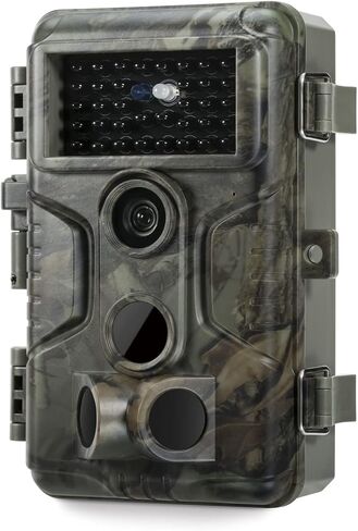 GardePro A3S Trail Camera (Non-Cellular, Non-WiFi), Enhanced Low-Light Performance, 64MP Photo & 1296P HD Video, 0.1s Trigger, 100ft No-Glow Night Vision, Motion Activated Wildlife Camera in Kuwait
