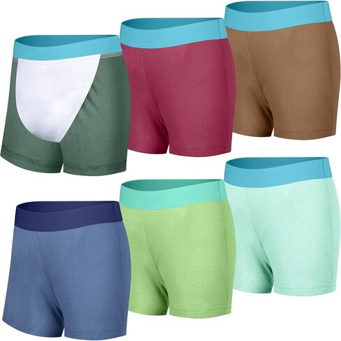 BIG ELEPHANT Toddler Potty Trainer Underwear, Cotton Training Pants | 6-Pack Cotton Training Underwear, Absorbent Liner, Soft Fit for Boys and Girls in Kuwait