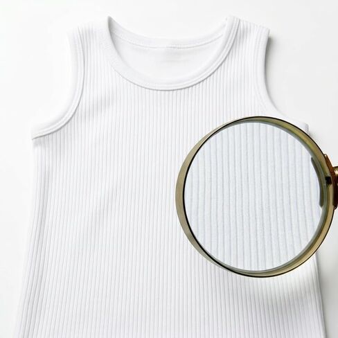 Baby Boy's Sleeveless Tank Top Undershirts, 100% Cotton, Crew Neck, Casual Style, 4 Pack, Infant-Toddler in Kuwait
