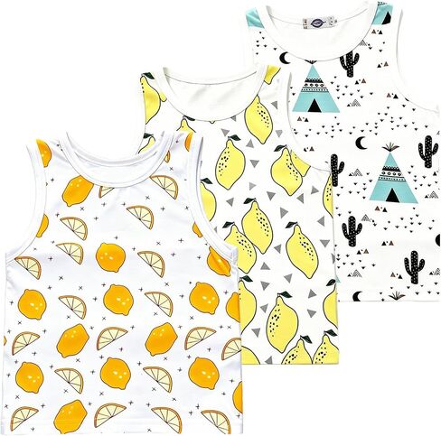 3 Pack Unisex Baby Sleeveless Tank Tops Toddler Boys Girls Summer Muscle Vest Shirt Outfit in Kuwait