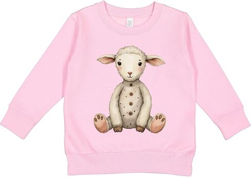inktastic Cute Sheep with Buttons Toddler Sweatshirt in Kuwait