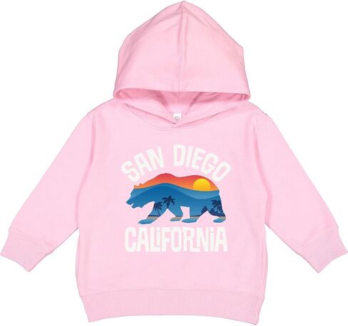 inktastic San Diego California Bear Sunset Toddler Hoodie in Kuwait