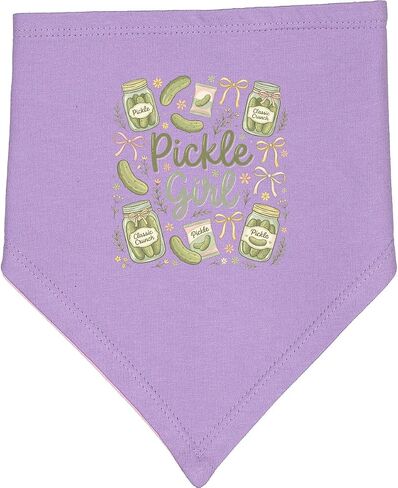 inktastic Pickle Girl Baby Bandana Bib in Kuwait