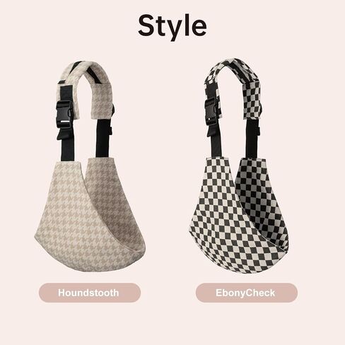 Baby Sling Carrier, Premium Cotton Linen Baby Sling,Adjustable Baby Carrier for 10-35 lbs,Portable and Lightweight(Houndstooth) in Kuwait