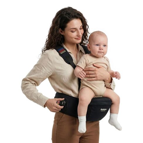 Hip Seat Baby Carrier with Y-Float Straps, Fits Newborn to 44 lbs in Kuwait