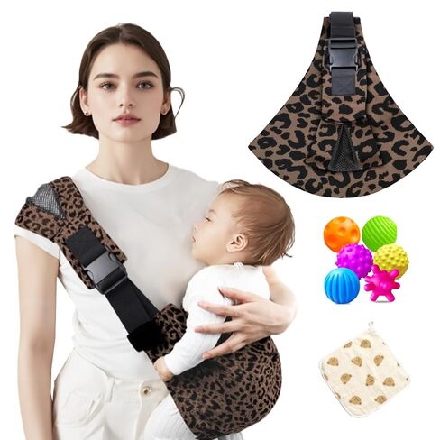 Baby Sling Carrier, Toddler Carrier, Adjustable Portable Lightweight Breathable Cotton Single Shoulder Hip Seat Carrier for Daily Walks, Shopping Errands, Park Visits & Family Outings Machine Washable in Kuwait