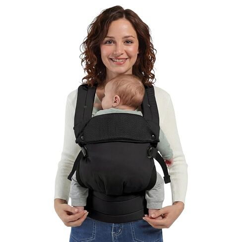 MISSWISDOM Baby Carrier Newborn to Toddler, Adjustable Toddler Carrier, Baby Holder Carrier, Kangaroo Infant Carriers with Widen Shoulder Straps, Black in Kuwait