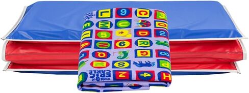 KinderMat + Eric Carle Kinderbundle - Beautiful Butterfly - Full Nap Mat & Washable Cover, Special Edition - 47" x 22", Value Bundle, Great for Daycare & Family Households in Saudi Arabia