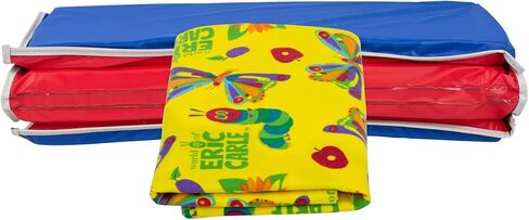 KinderMat + Eric Carle Kinderbundle - Beautiful Butterfly - Full Nap Mat & Washable Cover, Special Edition - 47" x 22", Value Bundle, Great for Daycare & Family Households in Saudi Arabia
