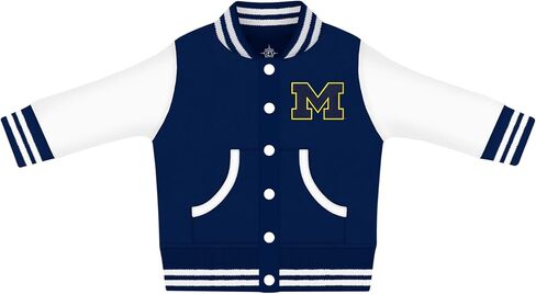 College Baby Varsity Jacket Lightweight - Team Logo, Multiple Colors, Unisex, (0 Months - 8 Years) in Saudi Arabia