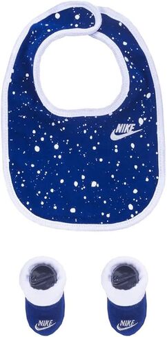 Nike Bib Bootie Baby Boys Clothing Set Size 0-6M, Color: Blue/White in Kuwait