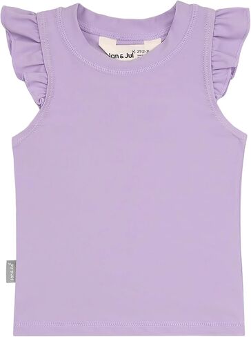 JAN & JUL Quick Dry Beach Shirt with Ruffle Sleeves for Girls in Kuwait