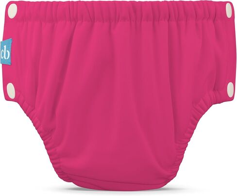 Charlie Banana Reusable Swim Diaper, Washable, with Easy On and Off Snaps for Baby Girls Boys, Soft and Snug Waterproof Fit to Prevent Leaks - Mr Dragon, Size XL (28-41 lbs) in Kuwait