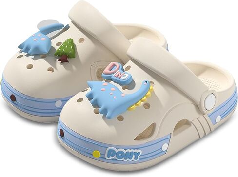 Boys Girls Toddler Baby Clogs Soft Comfortable Stylish Cool Infant Sandals | Cute Accessories EVA Material Thickened Waterproof Shoes Breathable Non-Slip Playing in The Garden Beach Pool Clog Shoes in Kuwait