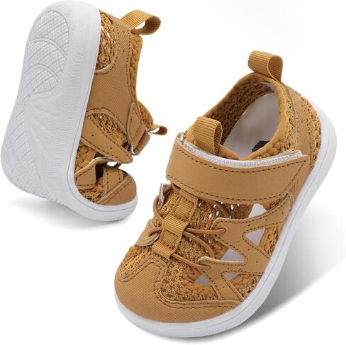 BARERUN Toddler Sandals Barefoot Kids Water Shoes Wide Boys Girls Summer Non-Slip Beach Swim Pool Hiking Sport Auqa Sandals Breathable Indoor Outdoor Walking Shoes in Kuwait