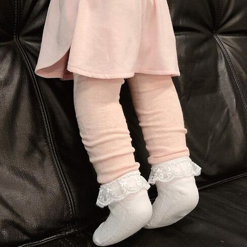 Wrapables Solids and Stripes Baby Leg Warmers, Set of 5, Pinks in Kuwait