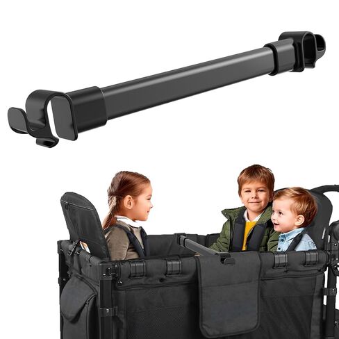 Forward-Facing Bus-Style Seating Upgrade Stroller Wagon Support Bar Compatible with Wonderfold W4 Elite/Luxe (4 Seater), Wonderfold Wagon W4 Accessories for Kids, Removable & Easy to Install. in Kuwait