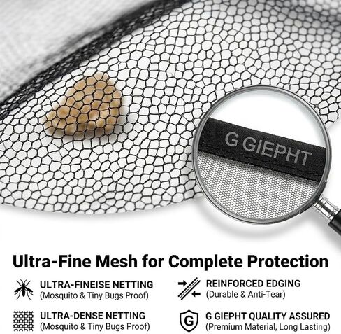2 Pack Universal Baby Mosquito Net Cover for Stroller Car Seat Bassinet Infant Bug Mesh Netting Screen Crib Carrier Carriage in Kuwait