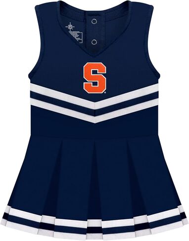 College Baby NCAA Officially Licensed Cheerleader Bodysuit Dress - Team Logo, Multiple Colors, for Baby Girls - (0-24 Months) in Saudi Arabia