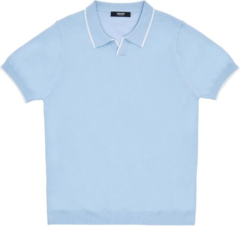 X RAY Toddler and Boys Regular Fit Short Sleeve Polo Knit T-Shirt | Pullover Dress Sweater for Kids in Kuwait