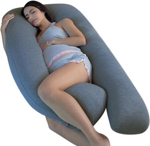 Pregnancy Pillow, Body Pillow, Side Sleeper Pillow, Plush | Removable Cover, Pregnancy Must Haves, Maternity Pillow, Pregnancy Pillows for Sleeping in Kuwait