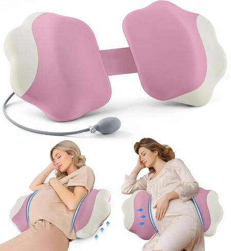 DONAMA Memory Foam Pregnancy Pillow, Maternity Wedge Pillow for Back Belly HIPS Support, Adjustable Maternity Pillows for Pregnant Women, Side Sleeping Pregnant Pillows with Cooling Pillowcase in Kuwait