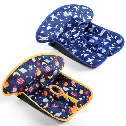 Leekalos Piddle Pads Carseat Cover - 2 Packs Waterproof Car Seat Protector Training Liner for Kid Non-Slip Car Seat Liner Mat with Print Design in Kuwait