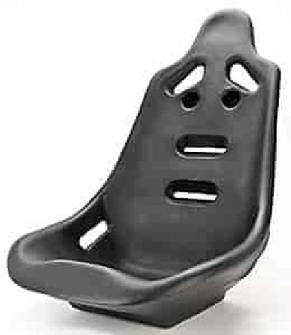 JEGS Race Seat | Black Polyethylene | Pro High Back II | Double-Walled Shell | Dimensions 32 Inches High 21 Inches Wide 30 Inches Deep | Seat Cover and Hardware Available Separately in Saudi Arabia