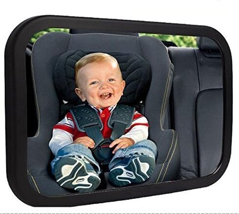 Shynerk Baby Car Mirror, Rear Facing Car Seat Mirror Safety for Infant Newborn, Baby Mirror with Wide Rearview & 360° Rotation, Shatterproof & Easy Assembled Crash Tested in Saudi Arabia