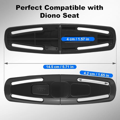 Chest Clip Replacement Compatible with Diono | One-Hand Release Buckle,Replacement Parts/Accessories to fit Diono Car Seat and Stroller(Buckle Only) in Kuwait