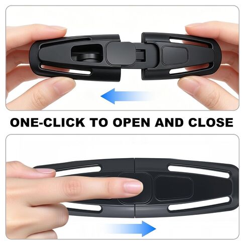 Chest Clip Replacement Compatible with Diono | One-Hand Release Buckle,Replacement Parts/Accessories to fit Diono Car Seat and Stroller(Buckle Only) in Kuwait