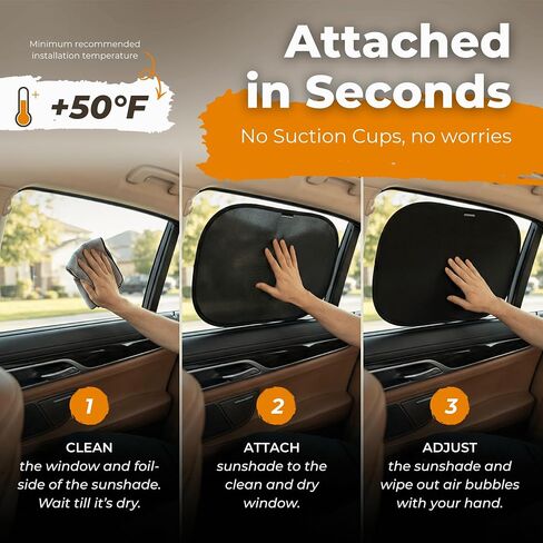 CARAMAZ Car Window Shade for Baby with Certified UV-Protection 2 Pack - 20"x12" in Saudi Arabia