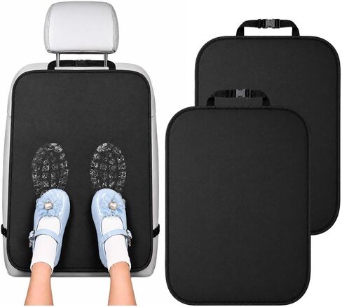 Back Seat Cover for Kids, 2 Pack Waterproof Kick Mats Backseat Protector, Car Seat Back Protectors for Vehicles to Protect from Dirt, Mud & Scratches,Easy to Clean X-Large in Saudi Arabia