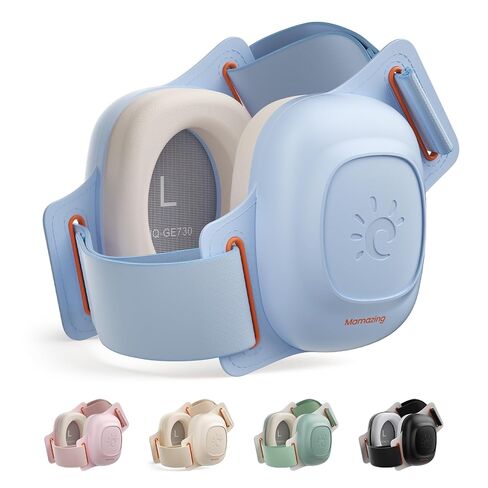 MAMAZING Baby Ear Muffs for 3-48 Months, 25dB Noise Cancelling Headphones | Soft & Adjustable Baby Hearing Protection for Airplane Travel, Party and Fireworks, Newborns to Toddlers, CE & ANSI Certified in Kuwait