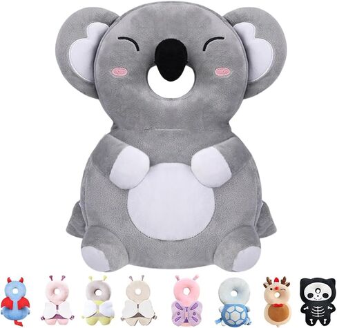 Baby Head Protector Backpack for Falling Crawling and Walking Toddler Essentials Harness Infant Koala Toys Helmets Baby Essentials Must Have 0.5-2 Years in Kuwait