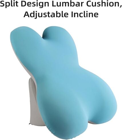 Luxury Reading Pillow on the Bed-Sitting on the Cushion Ergonomic Bracket, Suitable for Reading and Playing Games, Relieving Back and Neck discomfort, for his Wife (Grey Blue). in Kuwait
