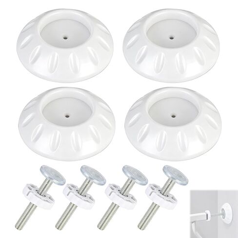 Baby Gate Extension Compatible with Regalo 4 Pack | White,4 Inch Baby Gate Extension Guard with Wall Protector, Baby Gate Parts Accessories in Kuwait