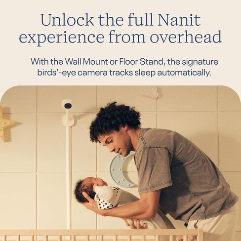 Nanit Display Screen for At-Home Viewing - 8" Touchscreen, 1080p HD Live Stream with 2-Way Audio, Night Vision & Motion Detector - Portable, Dedicated Nursery Monitor for Smart Baby Monitor in Saudi Arabia