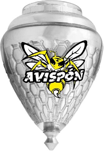 3 Pack Avispon Durable Plastic Spin Tops for Kids Metal Tip Made in Mexico - Trompo Mexicano Avispon Plco Durable & Punta de Metal (Pack of 3 Assorted Colors) in Kuwait