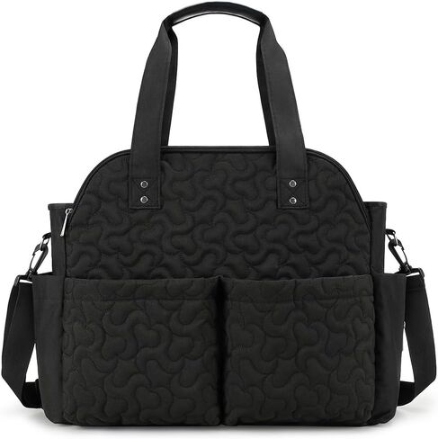 SONARIN Multi-Pockets Waterproof Diaper Bag Tote,Baby Nappy Changing Bag Mummy Messenger with Changing Mat & Stroller Straps in Kuwait