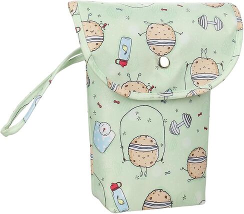 Portable Diaper Storage Pouch, Waterproof Travel Nappy Bag for Daily Outdoor Use in Kuwait