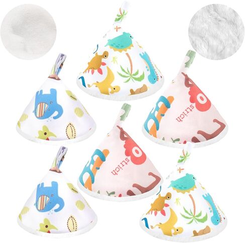 6 Pcs Pee Covers for Baby Boys, Reusable Flannel Peepeeteepe Baby Boy with Hanging Loop, Strong Absorbent Pee Shield Pee Tent for Diaper Changes(6Pcs-Animal) in Kuwait