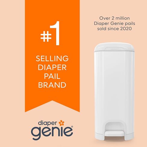 The Diaper Genie Jumbo Square Refill, with Continuous Film, can Hold up to 1080 Newborn-Sized Diapers per Refill (Pack of 2) in Kuwait