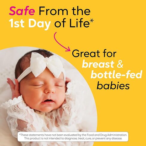 BioGaia Protectis Baby Probiotic Drops | Baby Essentials for Colic & Gas Relief | Safe for Newborns | Ease Crying, Fussing, Colic, Gas, Spit-ups & Constipation | No Dairy, Soy & Gluten | 5mL | Pediatrician-recommended | Ease Crying, Fussing, Colic, Gas, S in Kuwait