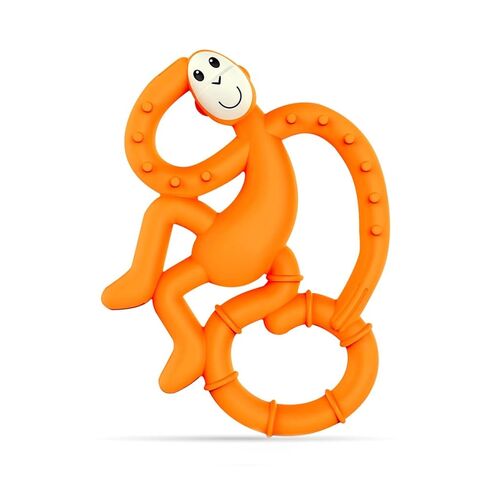 Matchstick Monkey Silicone Mini Teether & Gel Applicator – Silicone Baby Teether, Easy-to-Grip, BPA-Free, Supports Self-Soothing & Early Brushing, 3 Months+, 4 Inches, Yellow in Kuwait