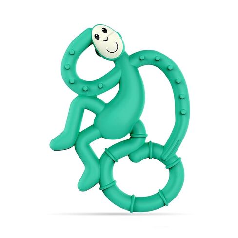 Matchstick Monkey Silicone Mini Teether & Gel Applicator – Silicone Baby Teether, Easy-to-Grip, BPA-Free, Supports Self-Soothing & Early Brushing, 3 Months+, 4 Inches, Yellow in Kuwait