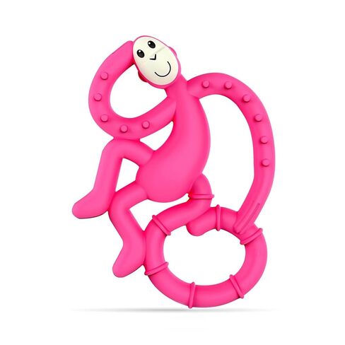 Matchstick Monkey Silicone Mini Teether & Gel Applicator – Silicone Baby Teether, Easy-to-Grip, BPA-Free, Supports Self-Soothing & Early Brushing, 3 Months+, 4 Inches, Yellow in Kuwait