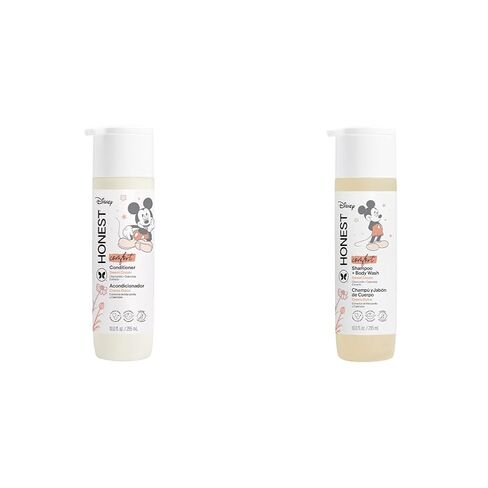 The Honest Company Conditioner Gentle Enough for Baby, Disney’s Mickey Mouse Comfort Sweet Cream, 10 fl oz & 2-in-1 Cleansing Shampoo Body Wash, Disney’s Mickey Mouse Comfort Sweet Cream 10 fl oz in Kuwait