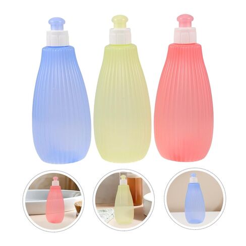 Kisangel 3pcs Wash Bottle 350ml Travel Bidet Bottle for Diaper Cleaning Ergonomic Design Lightweight Pp Material Compact for Newborns and Moms in Kuwait